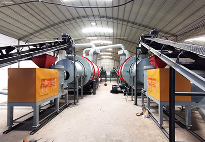 Sand drying production double line project started