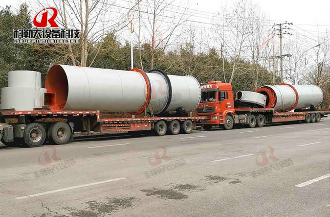 The coal slime dryer production line with a daily output of 1,500 tons was successfully rolled off the production line, and the large slime drying equipment in Evanston Province was delivered.