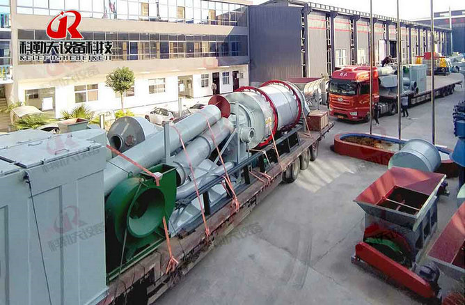 Salinas Time produced 20 tons of sand drying production line delivered, equipped with three return river sand dryer, pulse dust collector, cyclone dust removal, etc