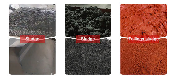 The sludge dryer is suitable for drying various sludges with high viscosity. It can dehydrate and dry wet sludge containing about 85% into dry powder containing less than 10%.