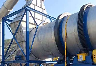 Chile 2.5x14m copper concentrate dryer 2